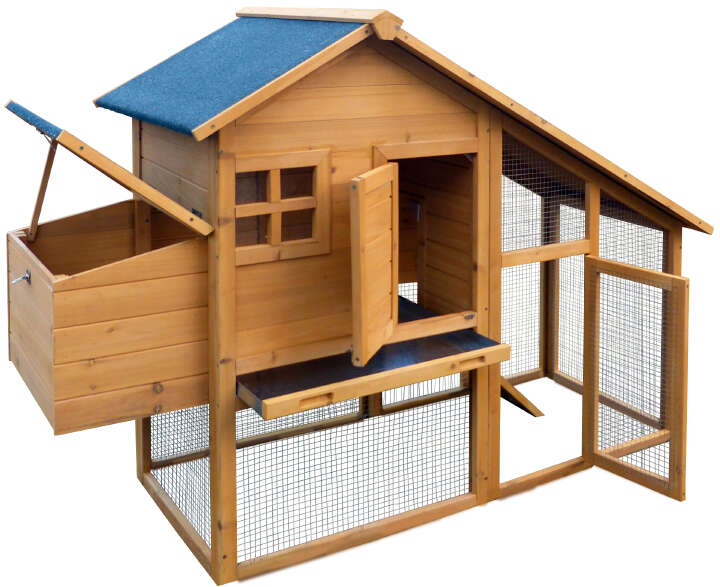 dobar Hühnerstall Doppelstöckig mit Legebox